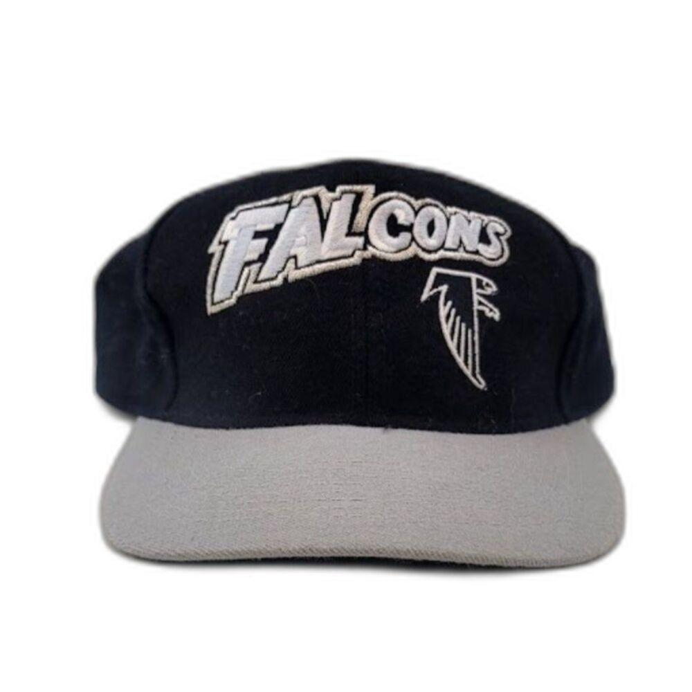 Vintage 90s Atlanta Falcons American Needle Wool Snapback Hat NFL Falcons Cap OS